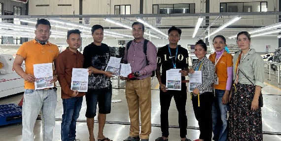 បងប្អូនកម្មករ-និយោជិត រោងចក្រ ទៀន ថេកស្ថាយ (ខេមបូឌា) ឯ.ក ចូលរួមថវិកាឧបត្ថម្ភចំនួន ១,៧១៥,០០០រៀល ជួយដល់កងទ័ព និងជនភៀសសឹក